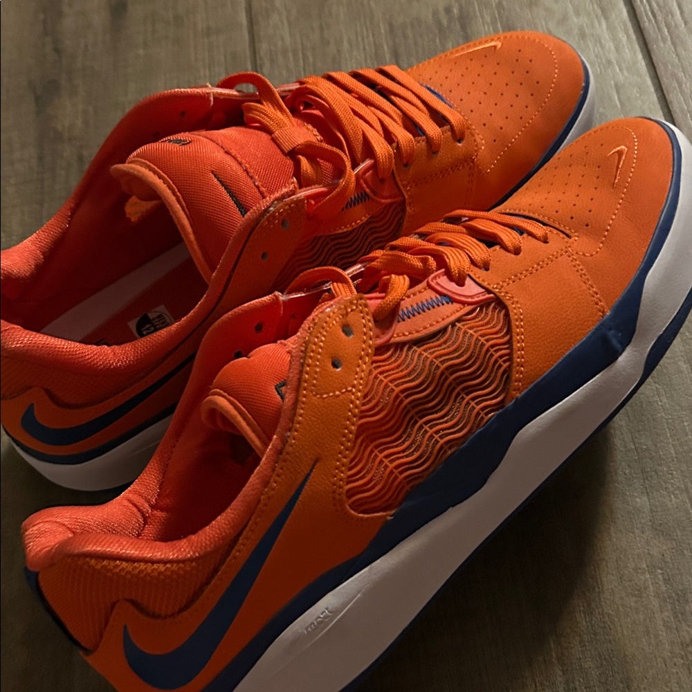 Nike Men's Orange Blue Jay Sneakers